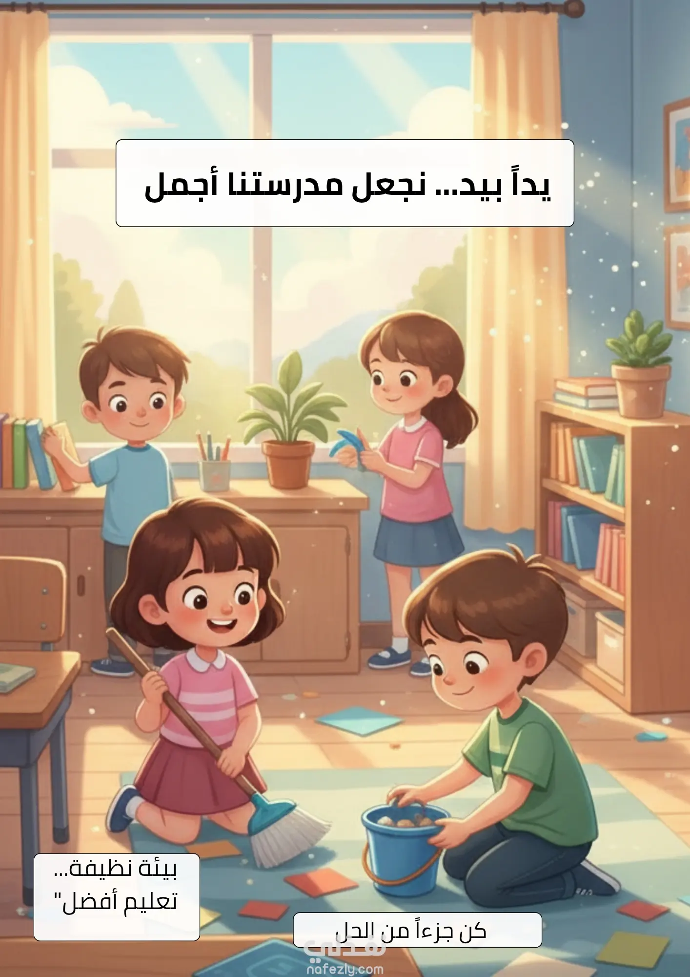 تصميم بوسترات مدرسية وتربوية إبداعية وجذابة