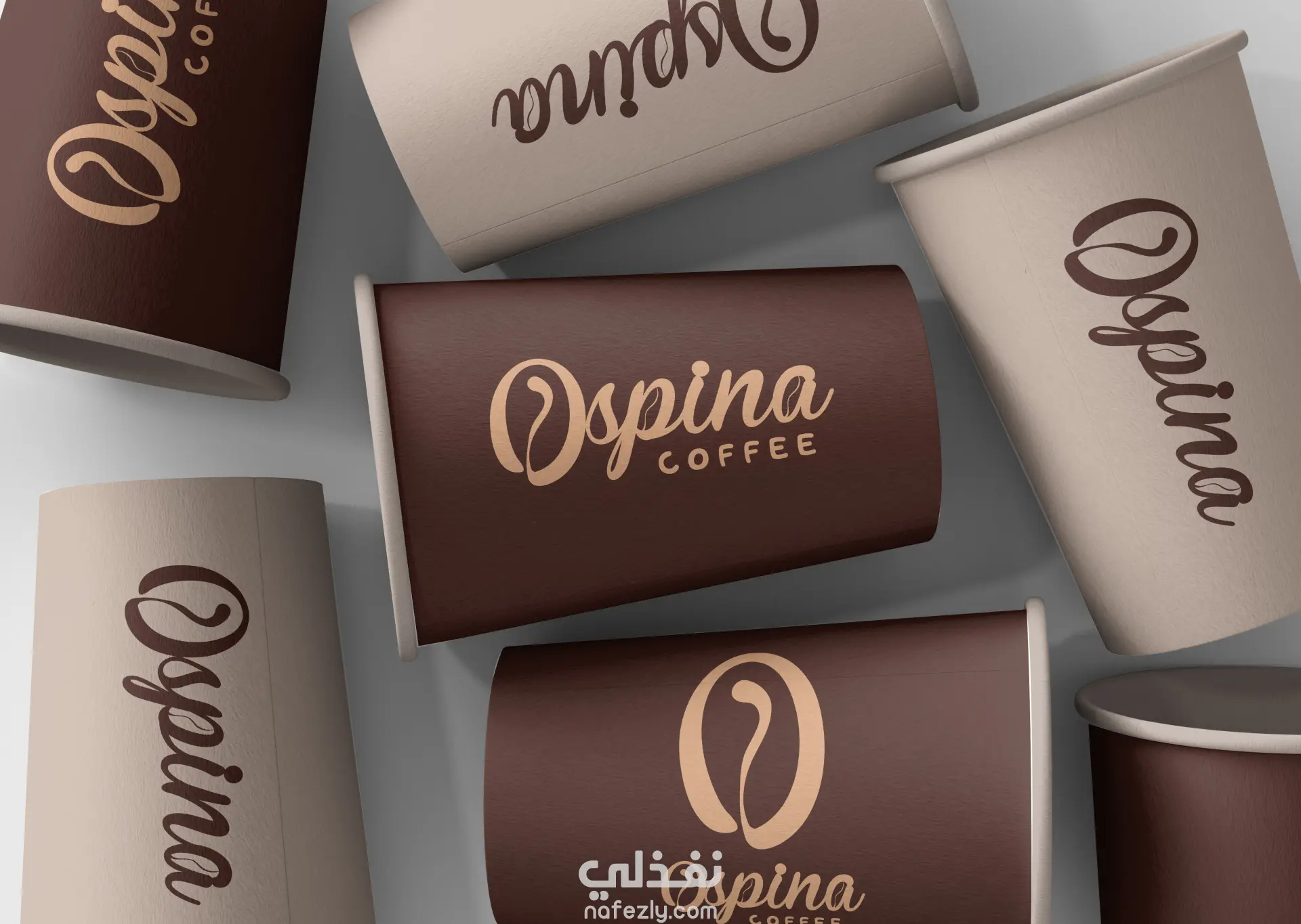 تصميم هوية بصرية لبراند قهوة