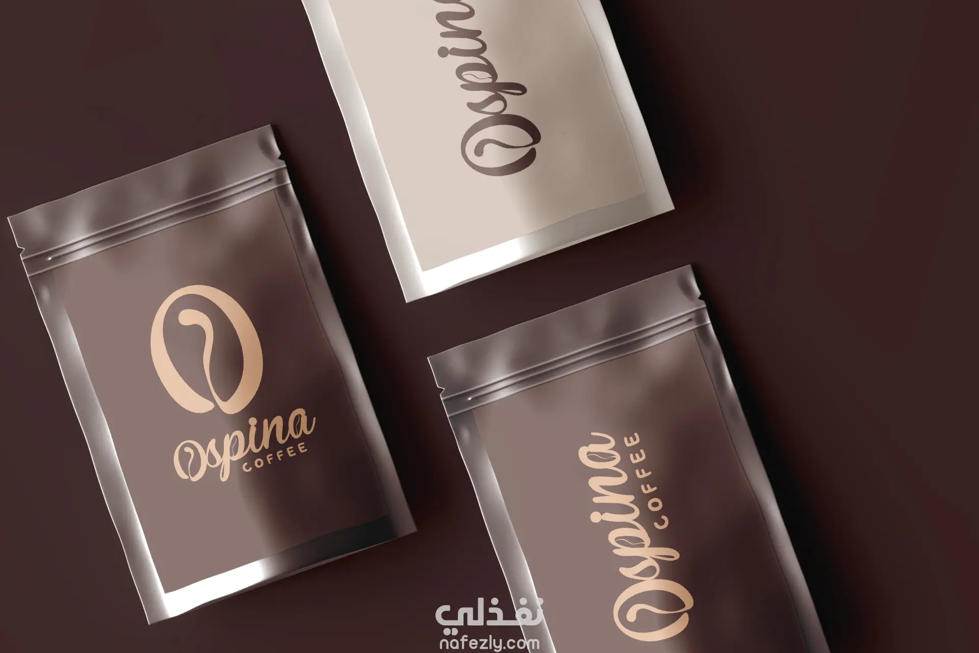 تصميم هوية بصرية لبراند قهوة
