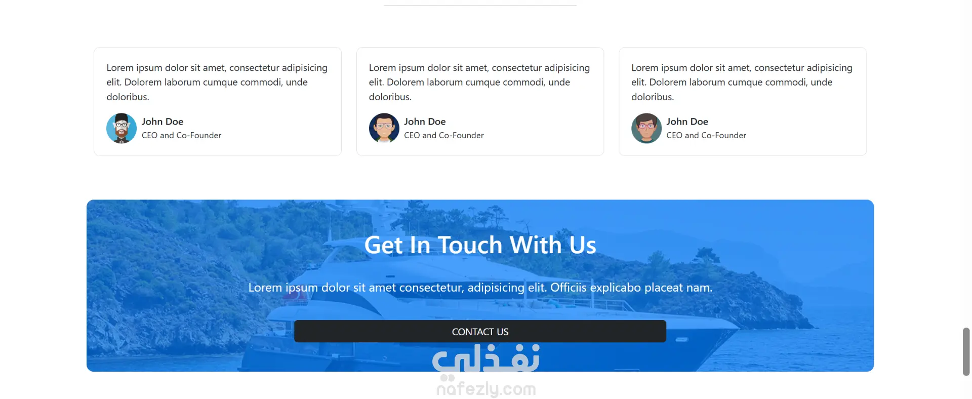 موقع ويب لحجز اليخوت