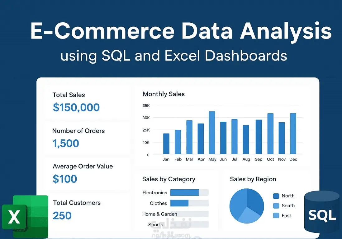 تحليل بيانات E-Commerce باستخدام SQL وExcel