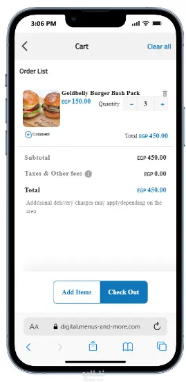 Digital Menu - Menus'n More