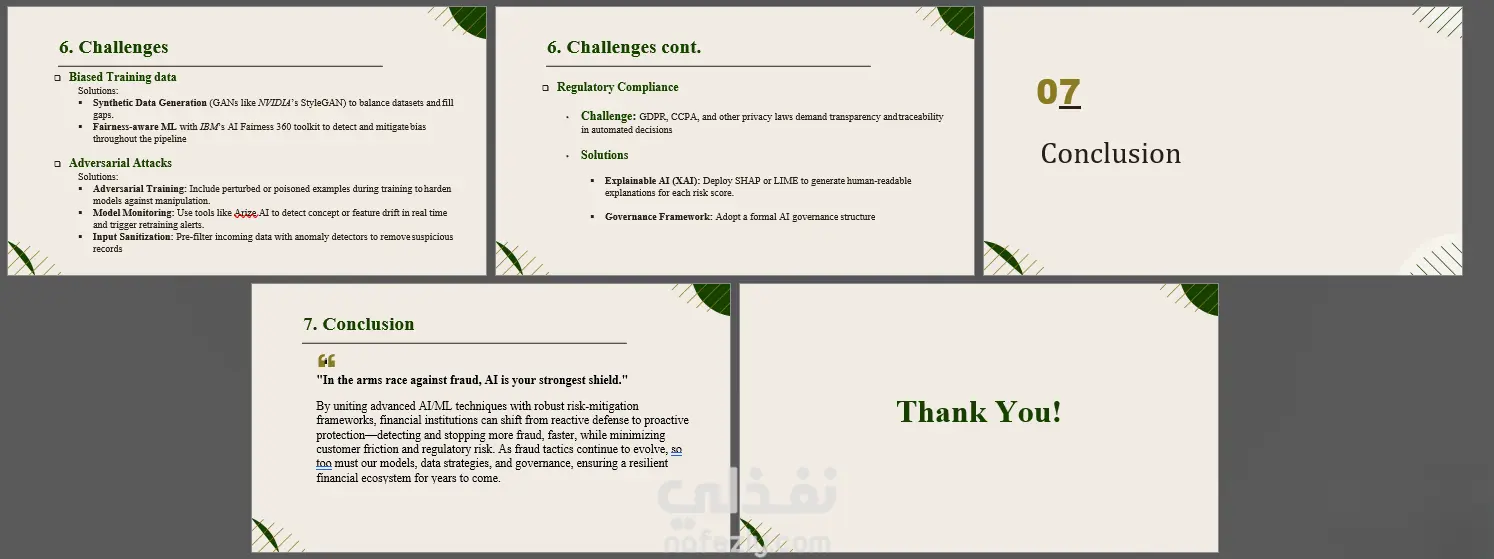 عرض تقديمي power point عن خطورة الاحتيال في الخدمات المالية