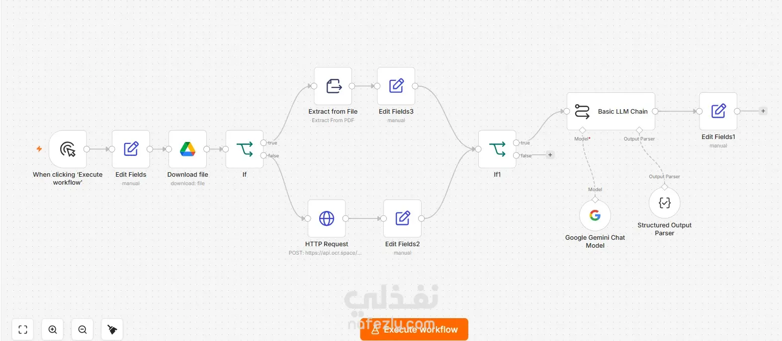 AI-Powered Invoice Processing Automation Using n8n & OCR | نفذلي