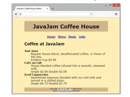 تصميم وتطوير موقع ويب لمقهي بأستخدام HTML , CSS | نفذلي