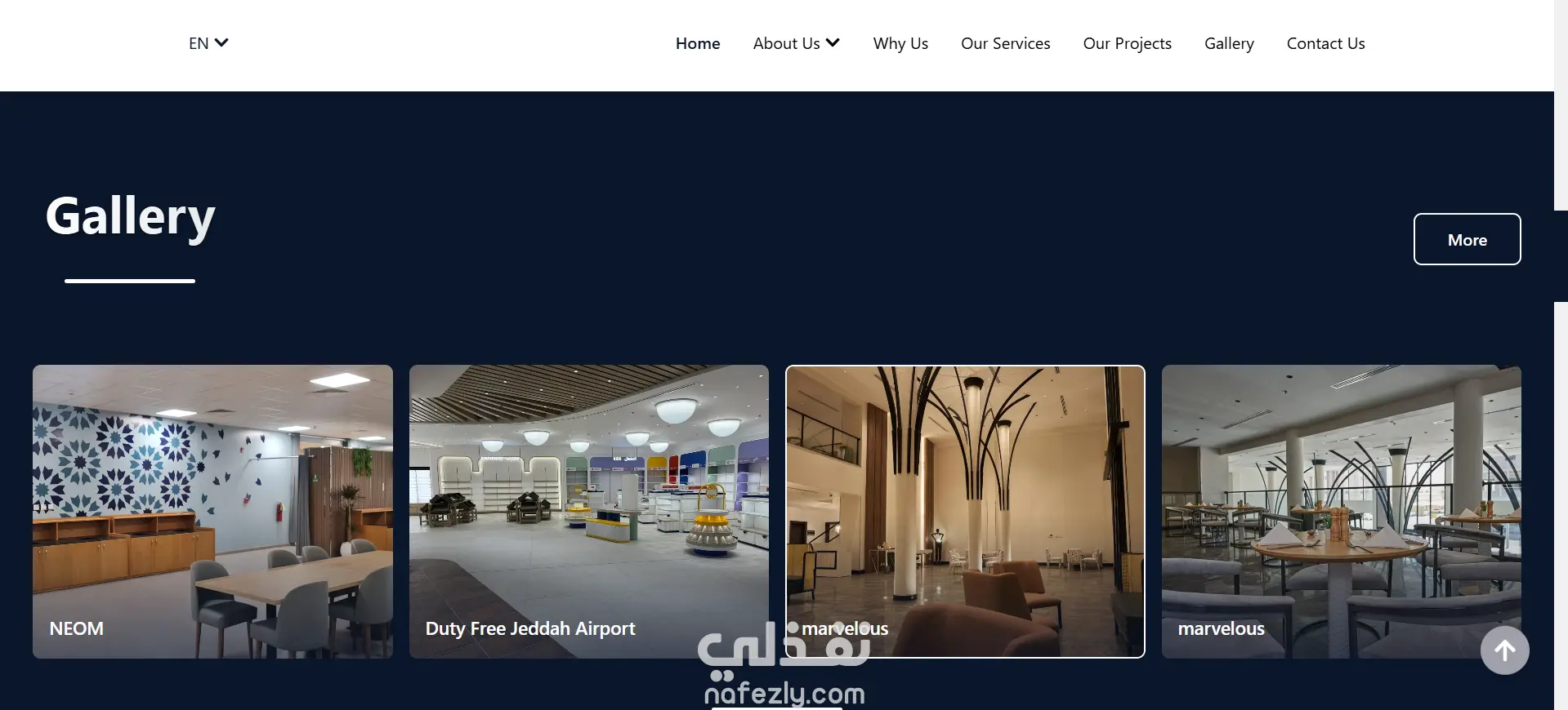موقع تعريفي لشركة Divaniworld شركة مقاولات وتشطيب داخلي "سعودية"