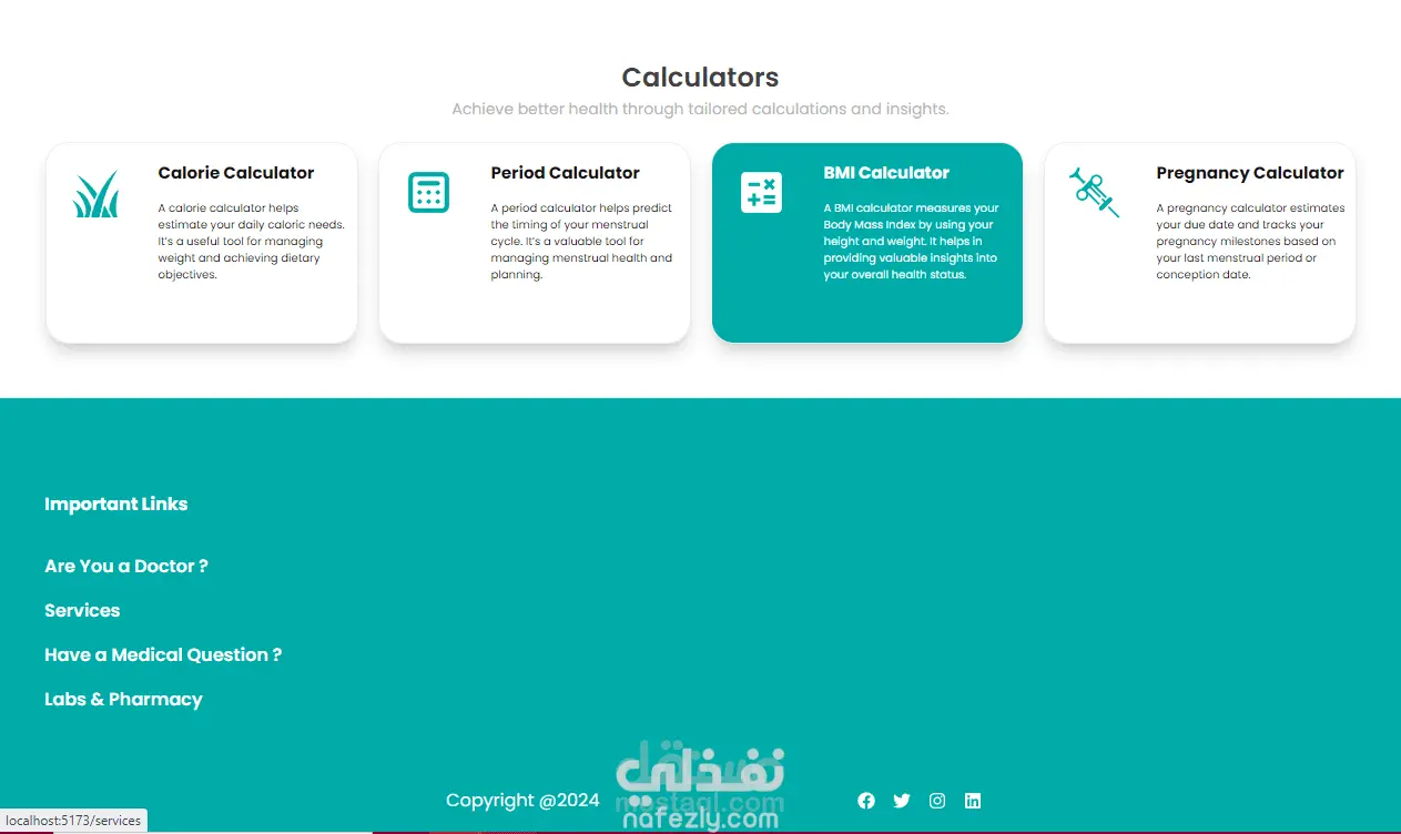 Clinic Square - منصة حجز وإدارة العيادات الطبية بلغتين عربي وانجليزي