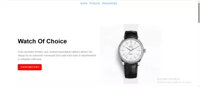 ًموقع لبيع الساعات -Website for Watches