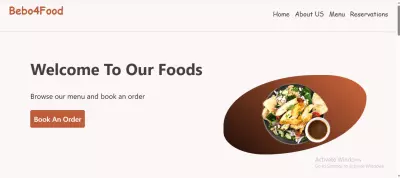 موقع منيو لمطعم - Restaurant menu