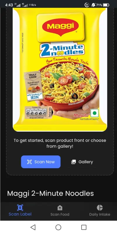 Healthy Meal | وجبة صحية – تطبيق موبايل ذكي لتحليل وتتبع التغذية باستخدام Flutter وذكاء اصطناعي