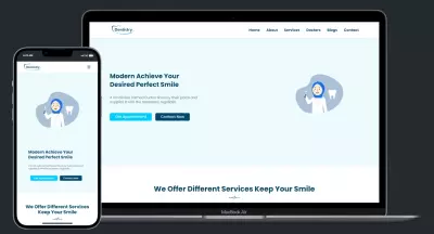 تصميم وبرمجه موقع ل Dental Clinic