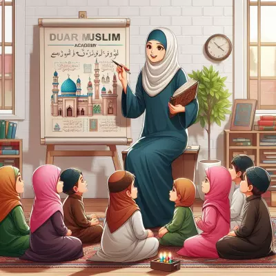 تنفيذ شعار لأكاديمية تعليم الاطفال