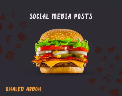 اعلانات وجبات سريعه عن البرجر