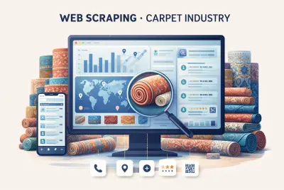 سحب بيانات لمعرض سجاد للحصول على عملاء محتلمين