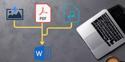 خدمة التفريغ السريع لملفات PDF والصور في الوورد