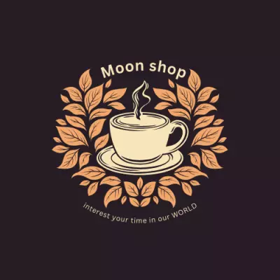 شعار لمحل قهوه