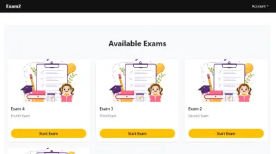 نظام امتحانات اونلاين