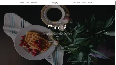 Responsive Landing Page For Cafee