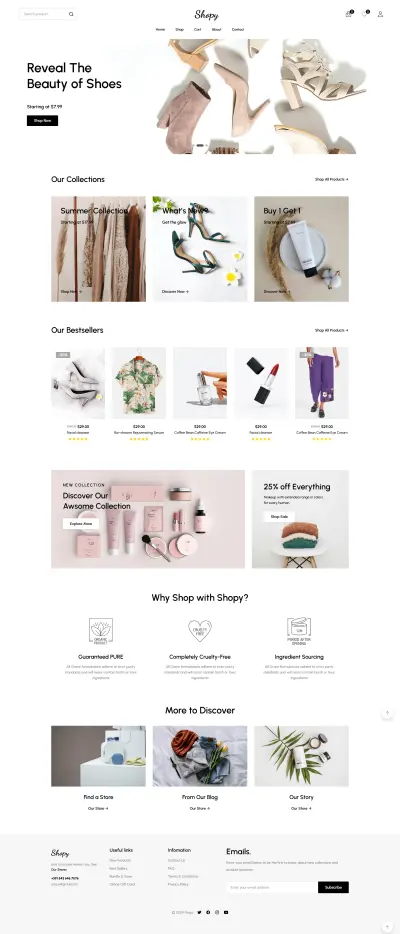 Shopy E-Commerce Website