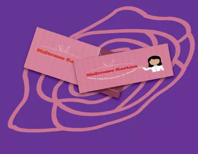 مشروع شركة Maitrise Karima للتدريس الفرنسية.