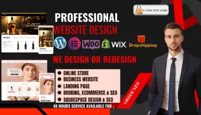 I will website development website design as full stack developer