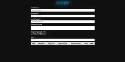 CRUD Management System