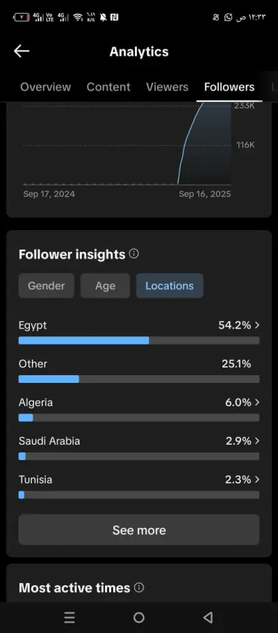 حسابات تيك توك