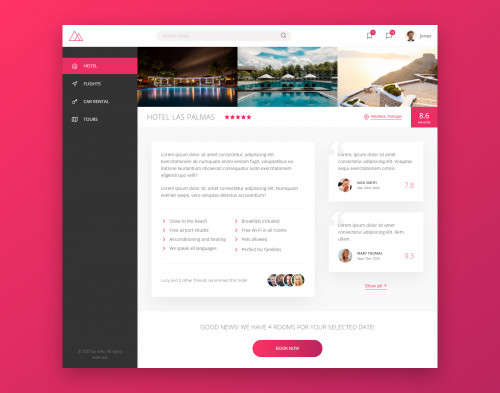 Trillo Web App - Booking Hotels (Front-end)