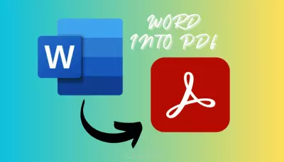 تحويل ملف وورد (Microsoft word) إلى ملف PDF