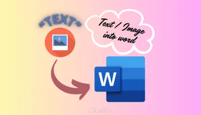 تفريغ النصوص و النصوص المكتوبة بالصور إلى ملف word