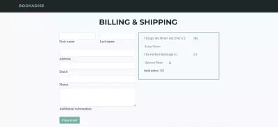 Bookadise - E Commerce