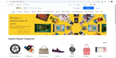 eBay Clone (نسخة مشابهة لموقع eBay)