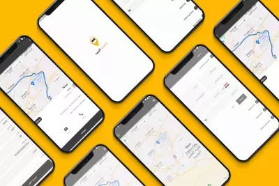 تطبيق خدمات توصيل بالسيارات