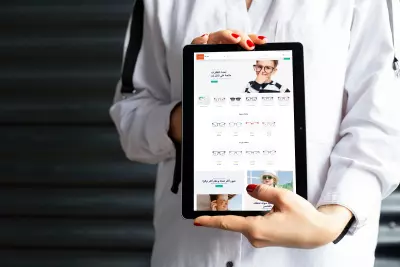 متجر إلكتروني لبيع النظارات