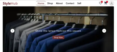 منصة StyleHub للتجارة الإلكترونية لبيع الملابس