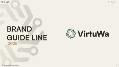 تصميم هوية بصرية  VirtuWa