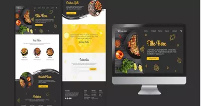 إنشاء website لمطعم