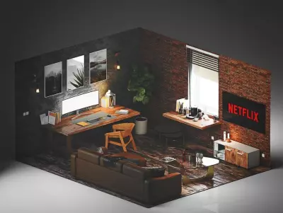 تصميم مكتب 3d