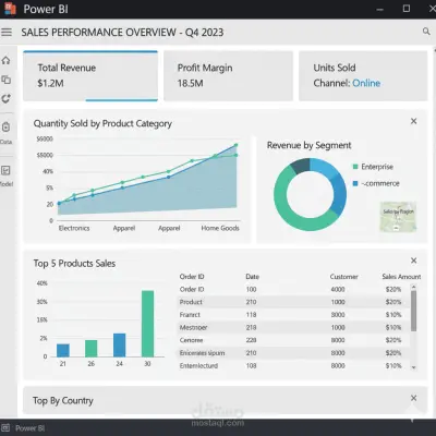 تحليل بيانات مالية