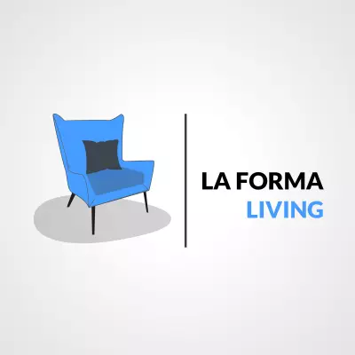 تصميم شعار لمعرض أثاث خارجي لافورما ليفنج