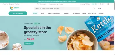 Ecommerce web site fullstack project