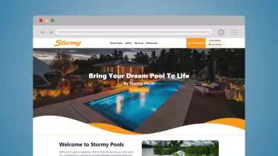 Stormy Pools Website