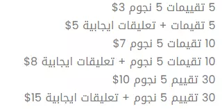 تقيمات خرائط جوجل