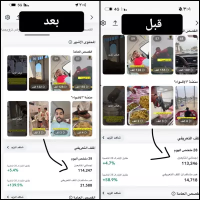 صورة العمل نتائج حمله علي سناب شات