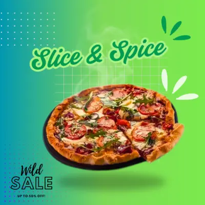 Slice & Spice Social Media Food Design