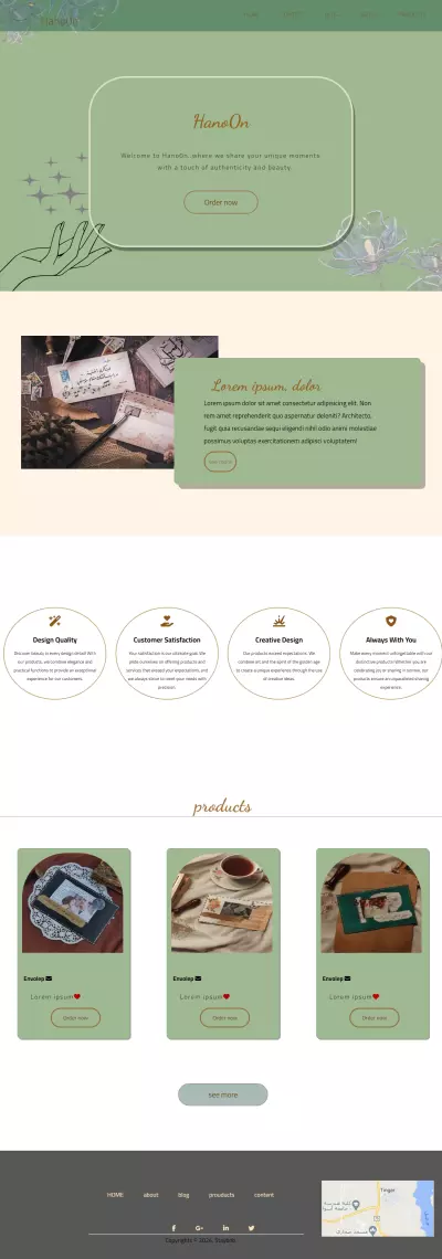 تصميم موقع الكتروني html ,css
