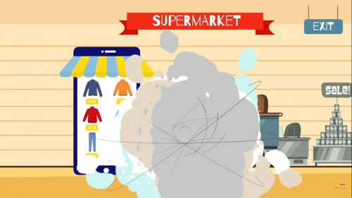 خناقة سوق الاونلاين وسوق الواقع