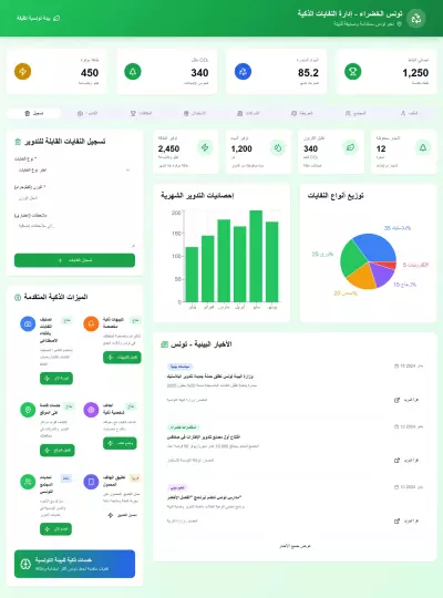 تطبيق "تونس الخضراء – إدارة النفايات الذكية