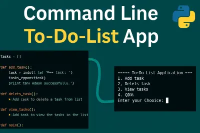 منظم مهام يومي ببايثون عبر CLI