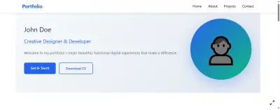 Personal Portfolio Website Design